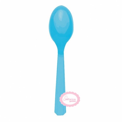 Colheres Reutilizáveis Azul